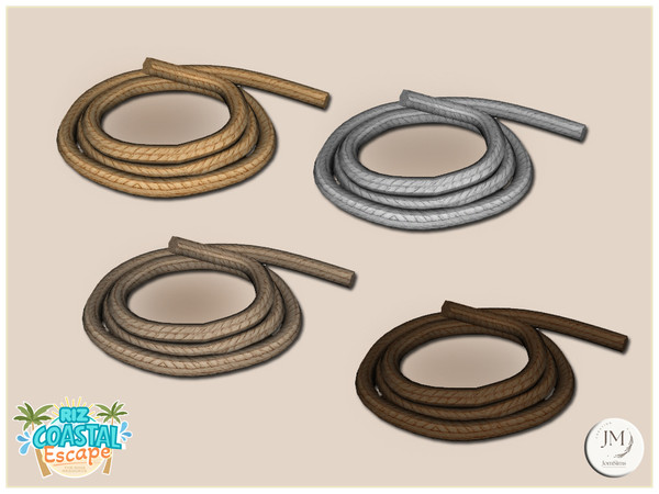 Sims 4 — Jomsims riz coastal escape2 deco round rope by jomsims — Riz coastal escape 1_2_3 For our collection, Riz