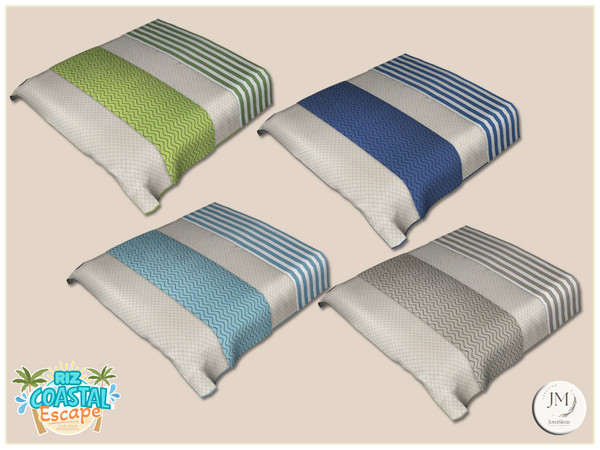 Sims 4 — Jomsims riz coastal escape3 blanket deco by jomsims — Riz coastal escape 1_2_3 For our collection, Riz Coastal