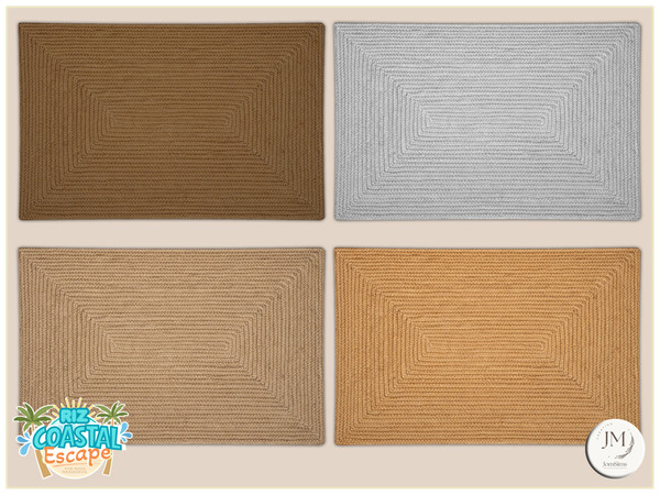 Sims 4 — Jomsims riz coastal escape3 rectangle rug by jomsims — Riz coastal escape 1_2_3 For our collection, Riz Coastal