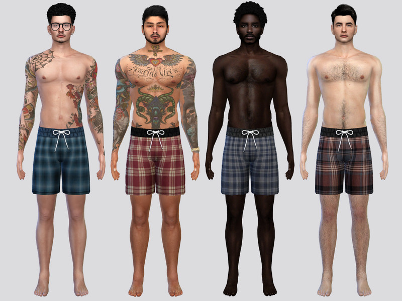 Sims 4 CC Sleep Shorts by McLayneSims