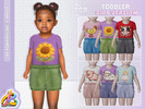 Sims 4 — Toddler - Girls Farm Life Outfit by RobertaPLobo — Girls Farm Life Outfit