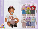 Sims 4 — Infant - Girls Farm Life Outfit by RobertaPLobo — Girls Farm Life Outfit