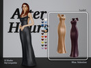 Sims 4 — Scarlett long silk dress by MissValentine142 — 22 Shades