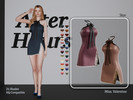 Sims 4 — Skye short satin dress with halter neck by MissValentine142 — 24 Shades Teen, Young Adult, Adult