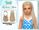 Sims 4 — Leilani Hair - Child version by Lewbertsn00tles — A long hairstyle with two braids over the shoulder. Maxis