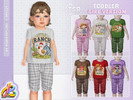 Sims 4 — Toddler Girl SET - Little Rancher by RobertaPLobo — Girls Set - Little Rancher_348 Top and Bottom