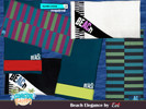 Sims 4 — Beach Elegance by evi — Cool beach towels for summer vacations