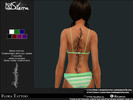 Sims 4 — Flora Tattoo by Silerna — Basegame compatible