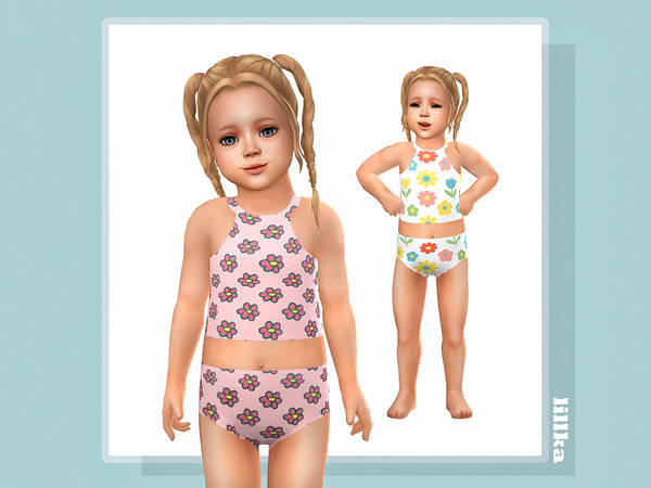 Sims 4 — Gabi Swimsuit - Toddler by lillka — You will find it in the bottom category