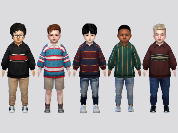 Sims 4 — Kristoff Sweater Toddler by McLayneSims — TSR EXCLUSIVE