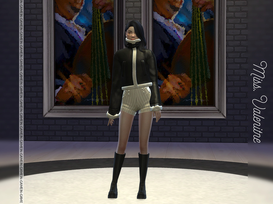 The Sims Resource | Serena high rise shorts