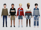 Sims 4 — Monti Collar Sweater Boys by McLayneSims — TSR EXCLUSIVE