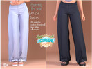 Sims 4 — Coastal Escape Larisa Pants by astya96cc — 10 swatches