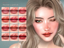 Sims 4 — VELYSEA Ysolde Lipstick by VELYSEA — Lipstick category HQ comatble 12 swatches