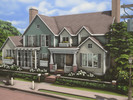 Sims 4 — Big cozy Family House - NO CC by plumbobkingdom — This cozy suburban family home blends classic elegance with