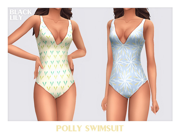 Sims 4 — Polly Swimsuit by Black_Lily — YA, A, Teen