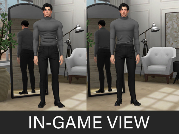 Sims 4 — By Beto - Casual (Top V1) by Beto_ae0 — Formal, casual, and elegant attire. The top's file contains both