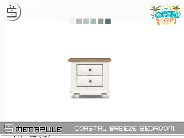 Sims 4 — [SeN4] Cozy Reading Corner - Night Table by Simenapule — Coastal Breeze BedroomCoastal Breeze Bedroom
