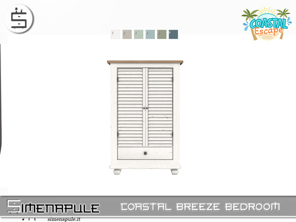 Sims 4 — [SeN4] Cozy Reading Corner - Wardrobe by Simenapule — Coastal Breeze BedroomCoastal Breeze Bedroom