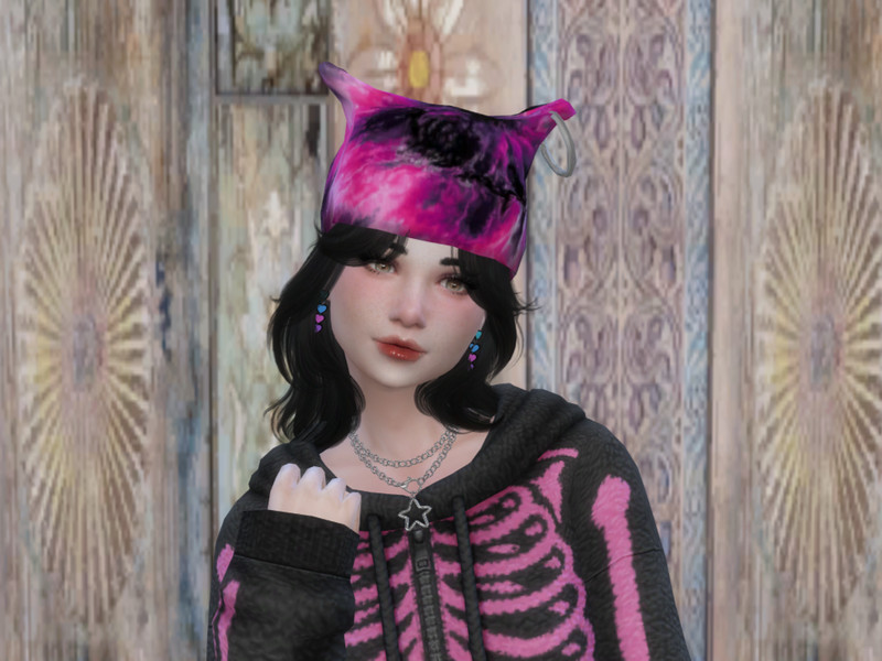 Sims 4 hat CC Ear hat 2 by atinoski