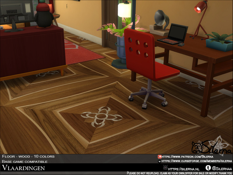 Sims 4 CC Vlaardingen Floor by Silerna