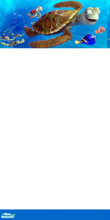 Sims 2 — Finding Nemo Feat. Crush by frappomocho — Super cute wallpaper for boys with Finding nemo with crush!!!