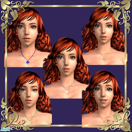 Sims 2 — Flower Necklaces by tiefliga — 