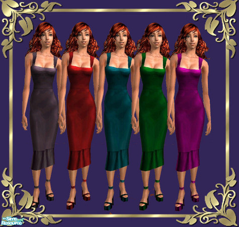 Sims 2 — NL Formals by tiefliga — Based on the alphaskirt-mesh by marvine