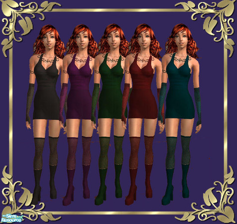 Sims 2 — Rock-Chick by tiefliga — Based on the alphaskirt-mesh by marvine