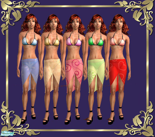 Sims 2 — Bikini Tops by tiefliga — Based on the alphaskirt-mesh by marvine