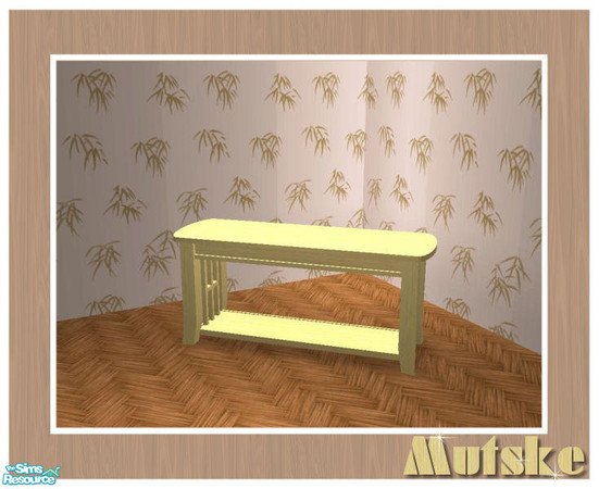 Sims 2 — Tropical Recolors Pine - Sofatable by Mutske — Recolors of my set Tropical Living. You need to download the