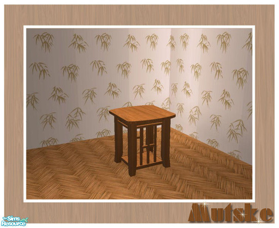 Sims 2 — Tropical Recolors Cafe - Endtable by Mutske — Recolors of my set Tropical Living. You need to download the