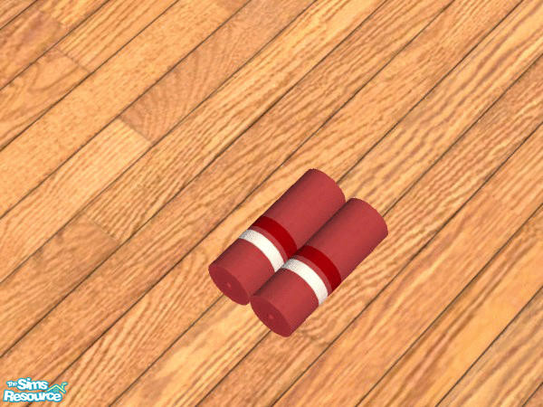 Sims 2 — Fuzzy Towels - Individual Item by Chezzie — Recolors of towls by Mango-Sims. Wall towels from set Abala, rolled