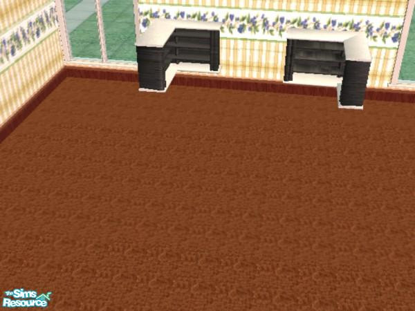 Sims 2 — Black and White Kitchen - corner cabinet by ead425 — 