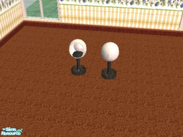 Sims 2 — Black and White Kitchen - bar stool by ead425 — 