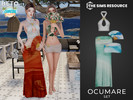 Sims 4 — Ocumare - Set by Beto_ae0 — Summery and tropical outfit, enjoy! The fan is located in the hats category.