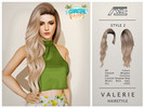Sims 4 — Valerie Hairstyle - Style 2 by Ade_Darma — Valerie Hairstyle - Style 2 New Hair Mesh