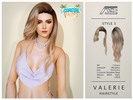 Sims 4 — Valerie Hairstyle - Style 3 by Ade_Darma — Valerie Hairstyle - Style 3 New Hair Mesh