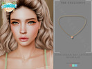Sims 4 — Coastal Escape - Pink Ocean Ray Necklace by Glitterberryfly — Pink Ocean Ray Necklace