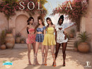 Sims 4 — SOLARA COLLECTION - Coastal Escape by Daph's — Golden afternoons, blooming courtyards, and effortless summer