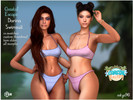 Sims 4 — Coastal Escape Darina Swimsuit by astya96cc — 10 swatches
