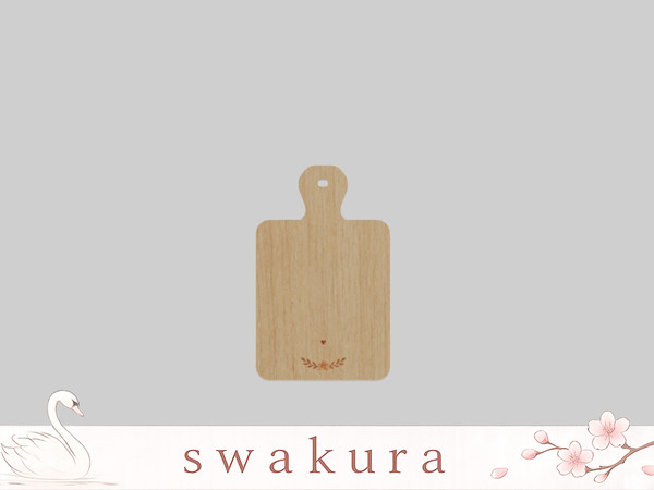 Sims 4 — SUCRE Cutting Board by Swakura — SUCCRE Kitcchen Set Cutting Board