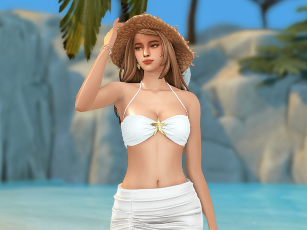 Sims 4 — beach day posepack by simsphilia — info: