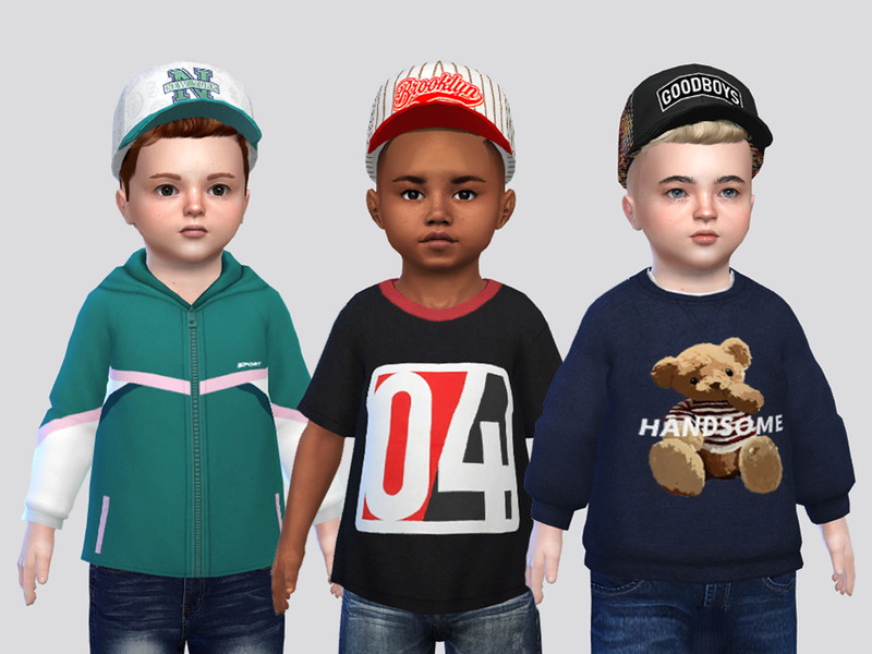 Sims 4 hat CC Gyro Cap Toddler by McLayneSims