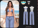 Sims 4 — SET-Sail Away Outfit by busra-tr — - BD1690