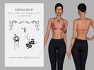 Sims 4 — Tattoo Set by Charlotte_Morris — Tattoo Set 37 Skin Details - Tattoos