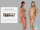Sims 4 — Marla Bikini Set by Charlotte_Morris — 14 swatches