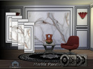 Sims 4 — Marble Paneling by Emerald — Elevate your interior rooms with the perfect luxury designs using marble paneling.