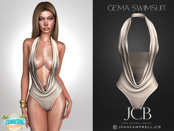 Sims 4 — JCB GEMA SWIMSUIT by Joan_Campbell_Beauty_ — INCLUDES: