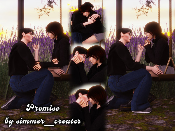 Sims 4 — Promise by Simmer_creator9 — One reference photo... and I still have 4 more poses to create from it from my